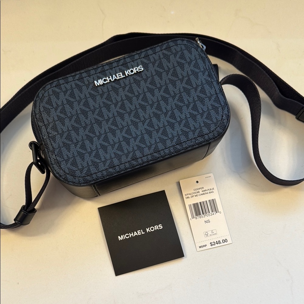 Michael Kors Black Crossbody Bag. EUC.  Never used.